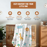 Cotton Muslin Baby Swaddle Sheet (Set of 3) - Jungle Safari
