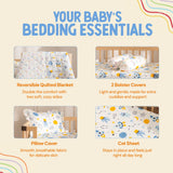 Complete Baby Bedding Set - Outer Space Print I Pack of 4