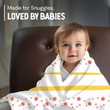 Cotton Muslin Baby Swaddle Sheet (Set of 3) - Honeybee