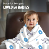 Cotton Muslin Baby Swaddle Sheet (Set of 3) - Stars