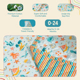 Complete Baby Bedding Set - Under The Sea Print I Pack of 4