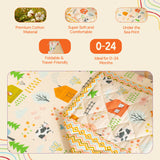 Complete Baby Bedding Set - Farm Animal Print I Pack of 4