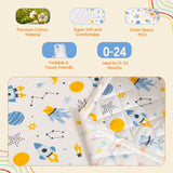 Complete Baby Bedding Set - Outer Space Print I Pack of 4