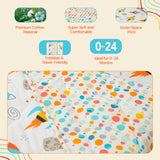 Colorful Kids Bedding Set- Space Theme I Comforter, Pillow Cover, and Bedsheet (Pack of 3)