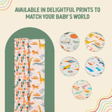 Complete Kids Bedding Set - Animal Print I Pillow Cover, Bedsheet, Reversible Blanket (Pack of 3)