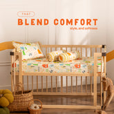 Complete Baby Bedding Set - Farm Animal Print I Pack of 4