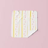 Cotton Muslin Wipes I Honeybee - Baby Wipes Set of 3