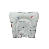 Pillow with transport-themed cotton cover – perfect design for infants.