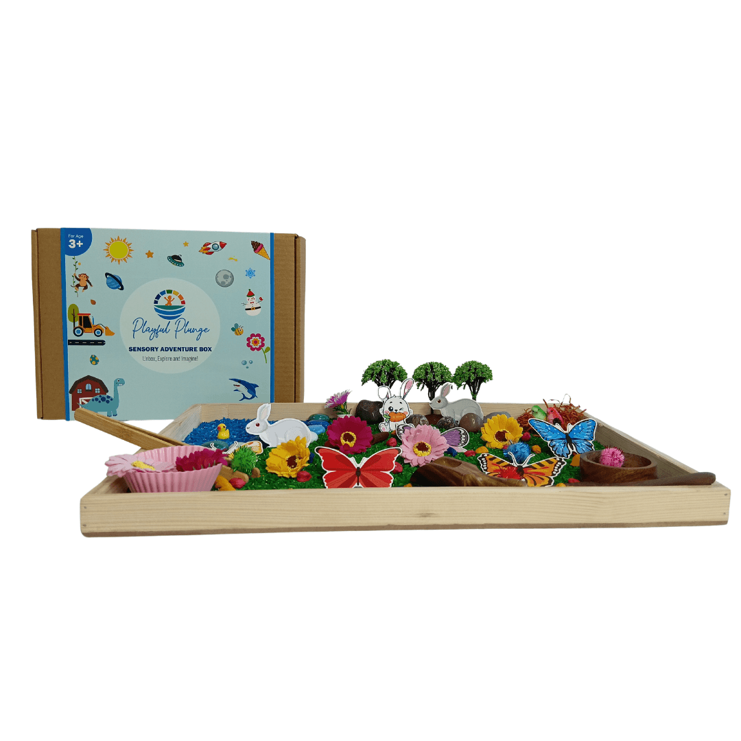 Sensory DIY Play Kit I For 3-8 year Kids - Butterfly Garden