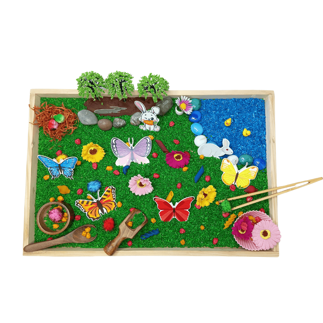 Sensory DIY Play Kit I For 3-8 year Kids - Butterfly Garden