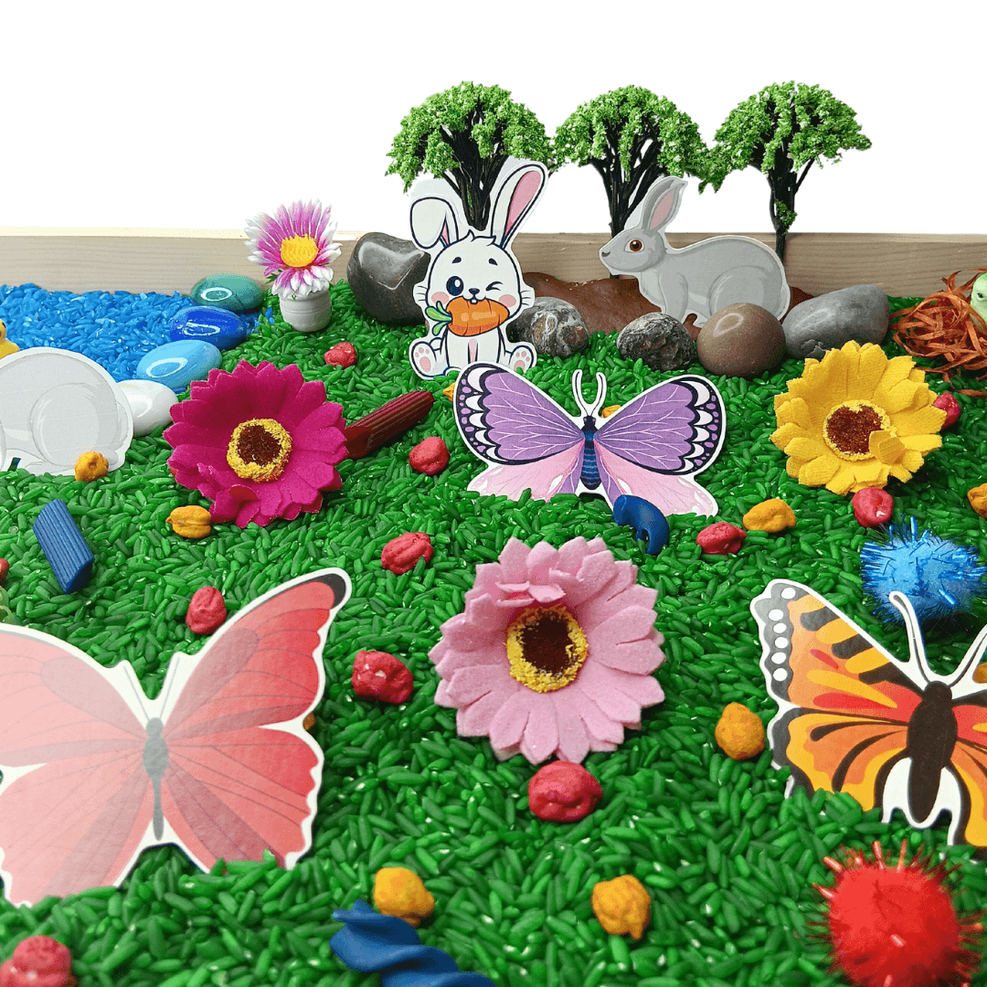 Sensory DIY Play Kit I For 3-8 year Kids - Butterfly Garden