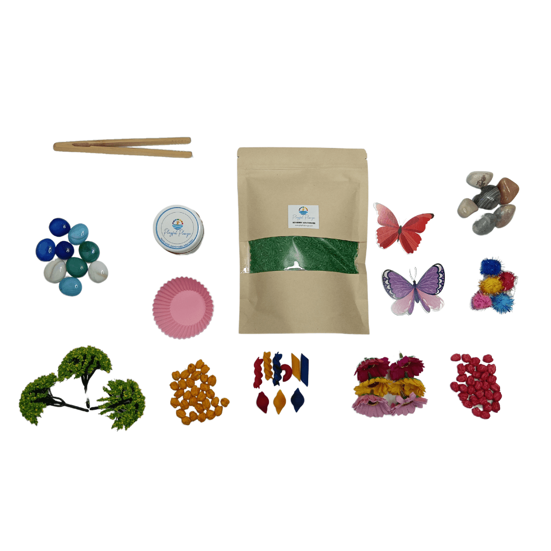 Sensory DIY Play Kit I For 3-8 year Kids - Butterfly Garden