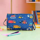 3-Zip Toiletries Organizer for kids - Transportation