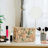 Women Large Capacity Cosmetic Case - Tropical Paradise