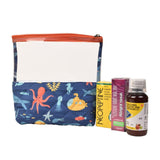 Baby Medicine Pouch Kit - Ocean Print First Aid Organize