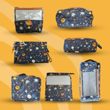 7-Piece Travel Organizer Combo – Toiletries, Medicine, Travel, and Shoe Kit