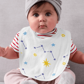 Muslin Bibs I Stars - Feeding Bibs (Set of 3)