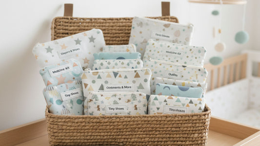 Basket carry number of baby organizer for different uses for new mommy