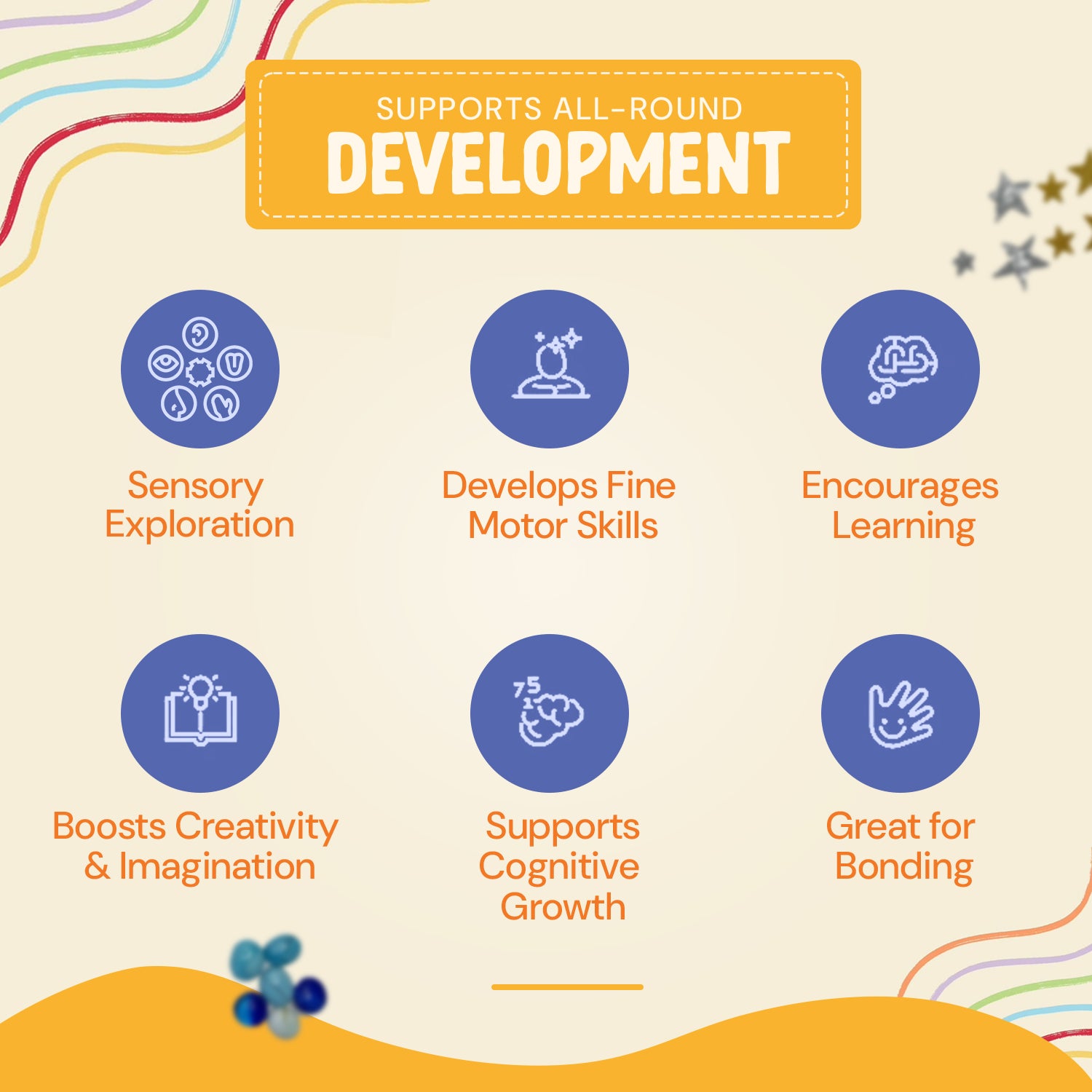 Sensory Play Kit I For 3-8 year Kids - Space