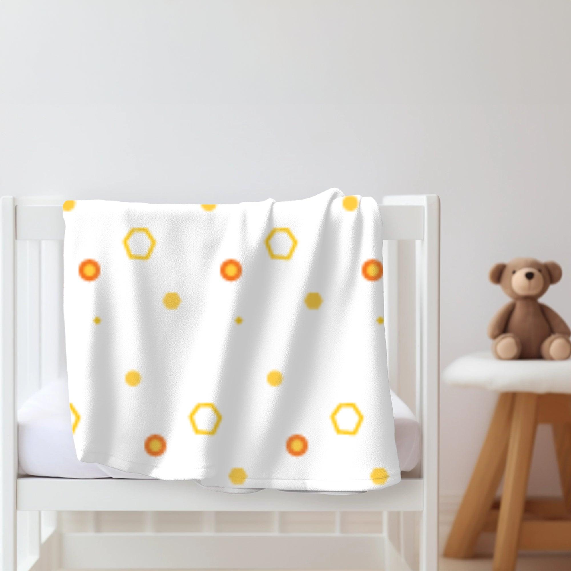 Cotton Muslin Baby Swaddle Sheet (Set of 3) - Honeybee