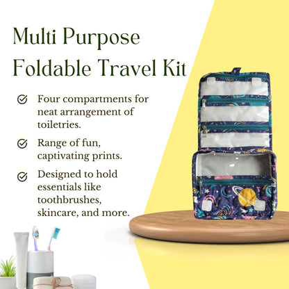 Multi Purpose Foldable Travel Kit - Outer Space