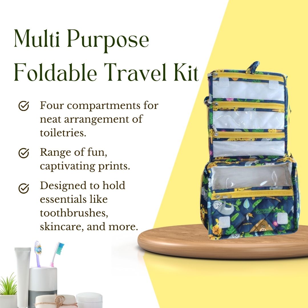 Multi Purpose Foldable Travel Kit - Animal