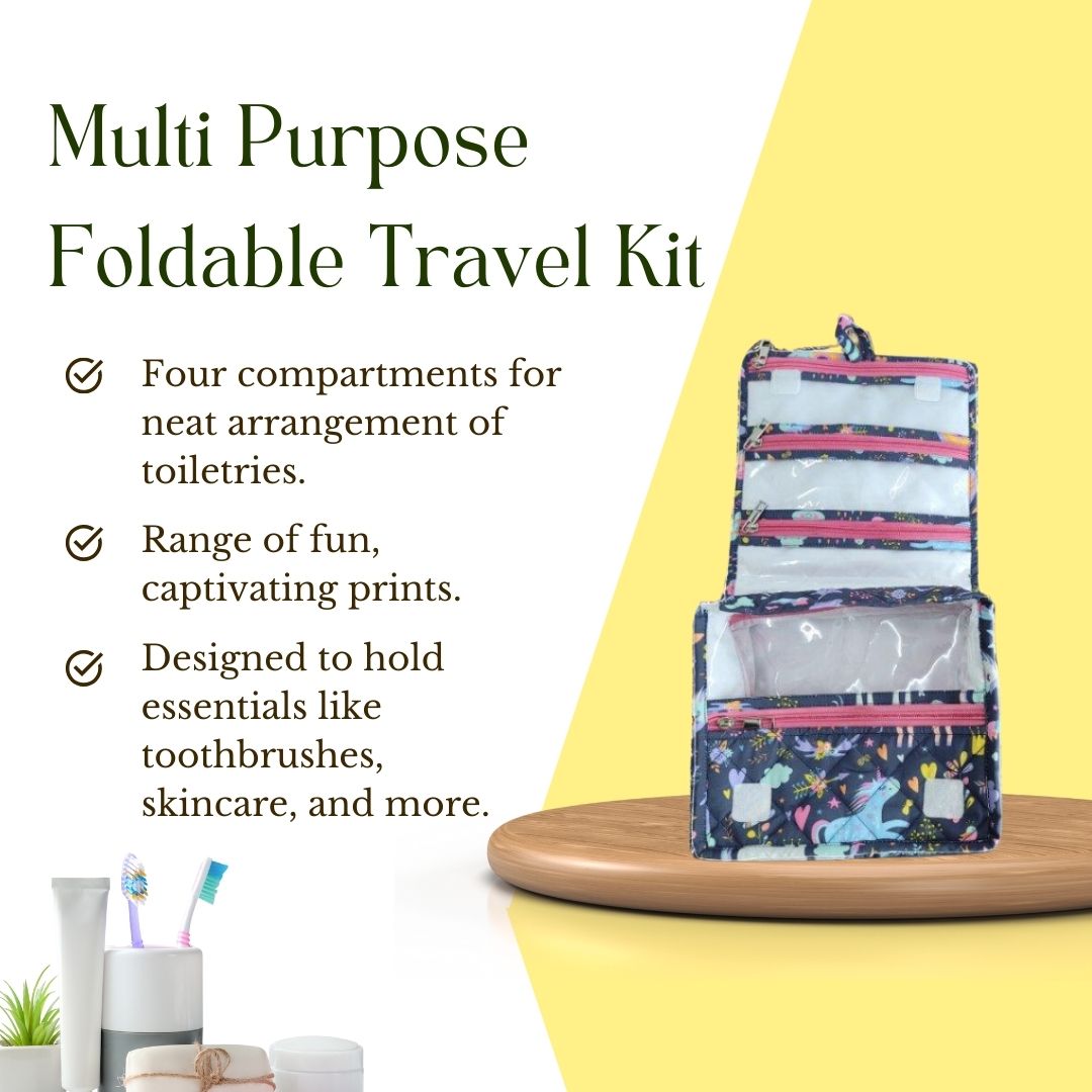 Multi Purpose Foldable Travel Kit - Fairytale