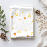 Cotton Muslin Baby Swaddle Sheet (Set of 3) - Honeybee
