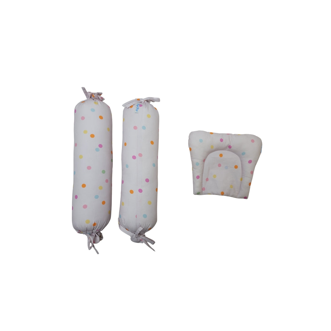 Baby Mattress Set (Gadda Set) with Pillow and Bolsters - Floral
