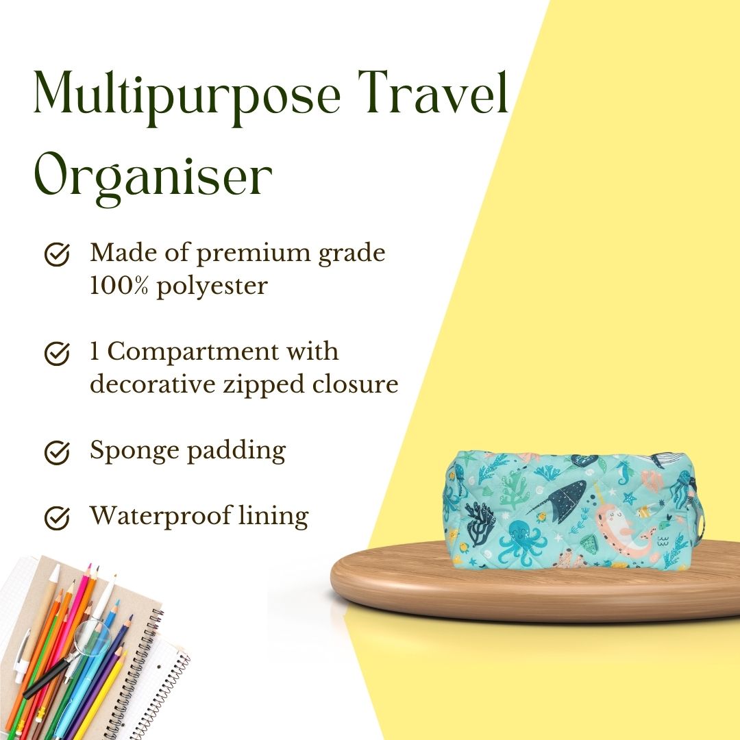 Multipurpose Travel Organizer - Under the Sea