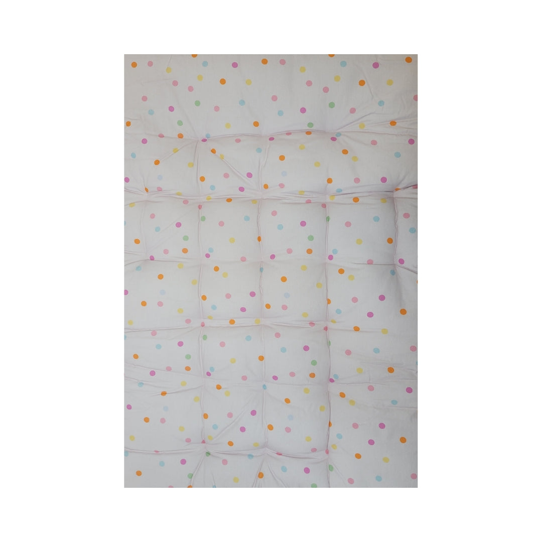 Baby Mattress Set (Gadda Set) with Pillow and Bolsters - Floral