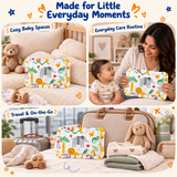Baby Mustard (Rai) Pillow - Jungle Print | 100% Cotton