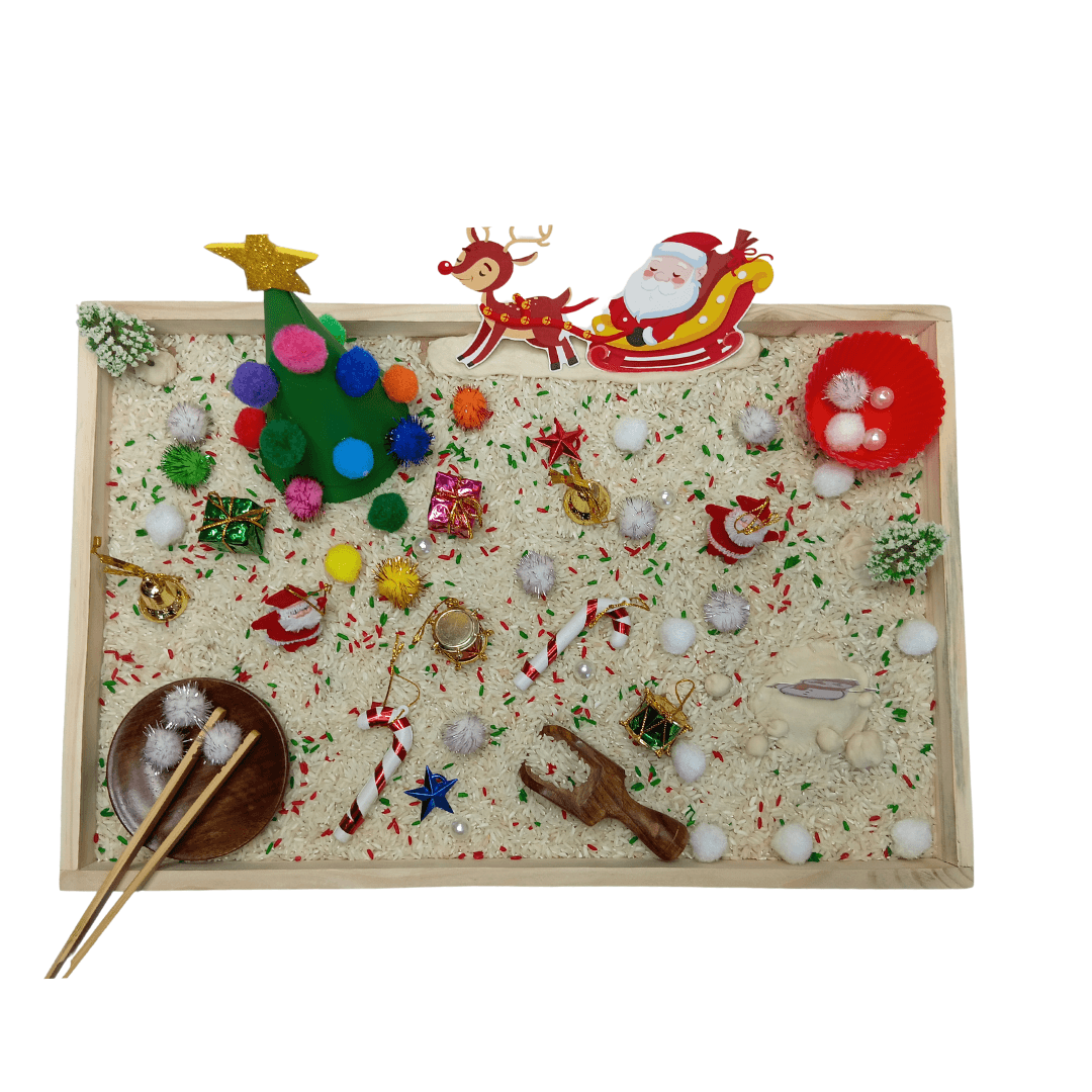 Sensory DIY Play Kit I For 3-8 year Kids - Christmas