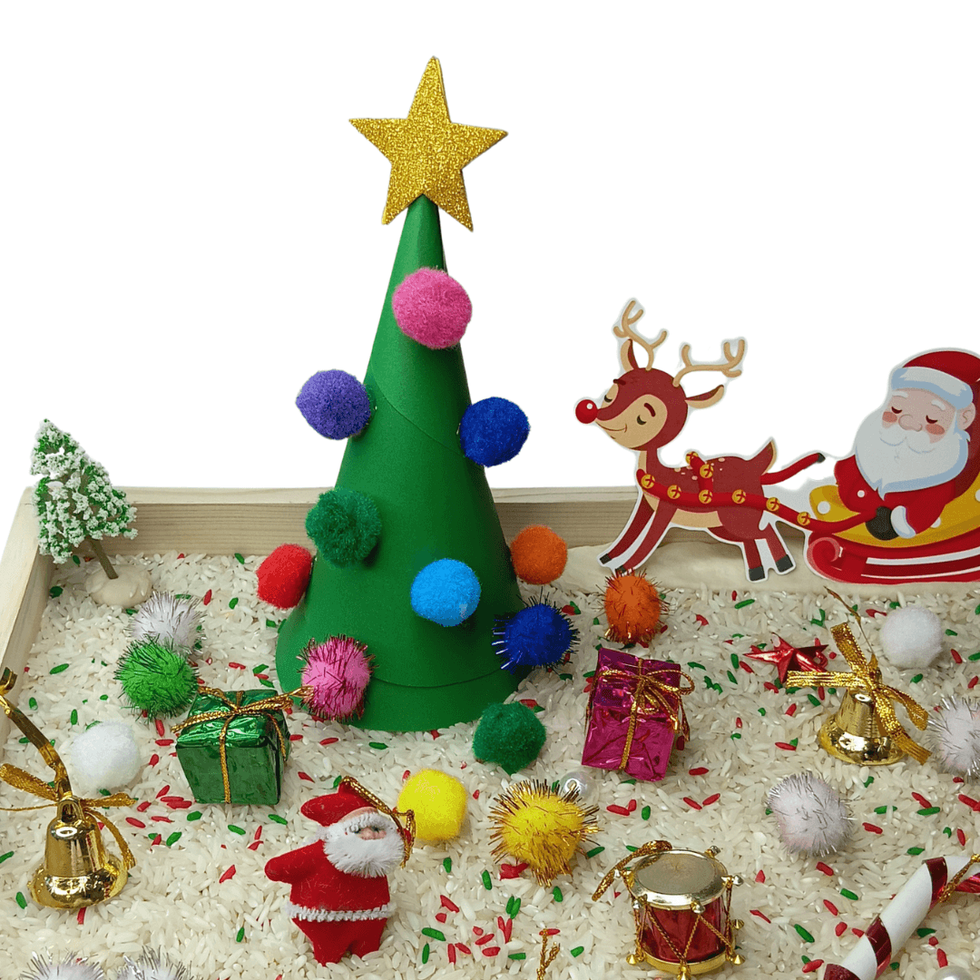 Sensory DIY Play Kit I For 3-8 year Kids - Christmas