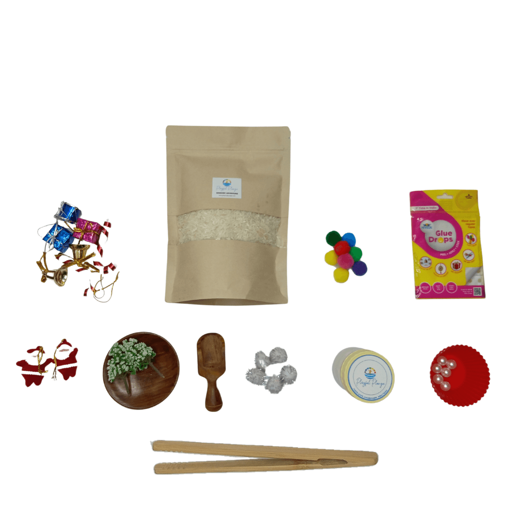 Sensory DIY Play Kit I For 3-8 year Kids - Christmas