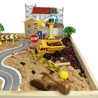 Construction Site Sensory DIY Play Kit