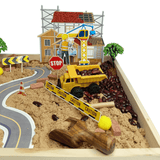 Sensory DIY Play Kit I For 3-8 year Kids - Construction Site