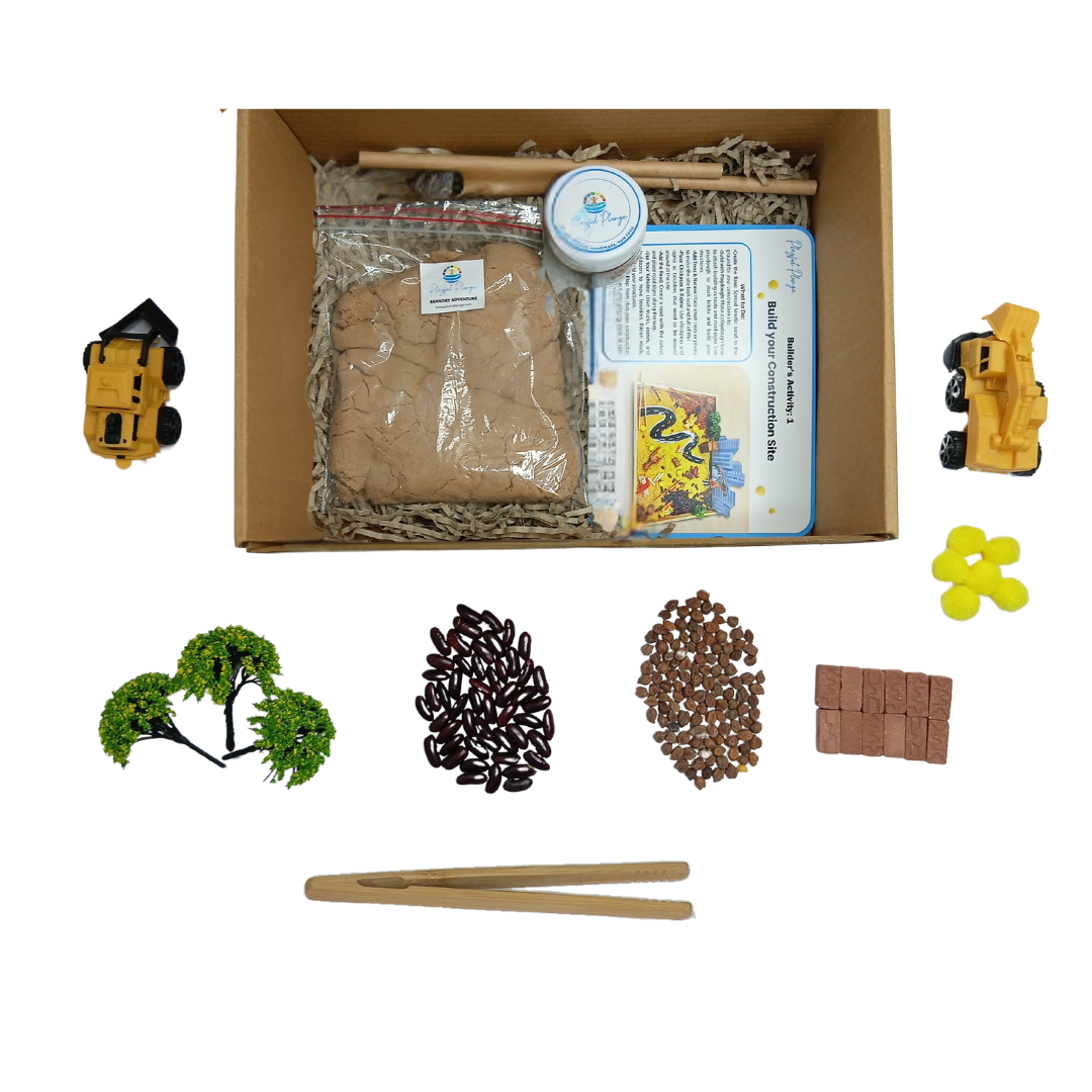 Construction Site Sensory DIY Play Kit