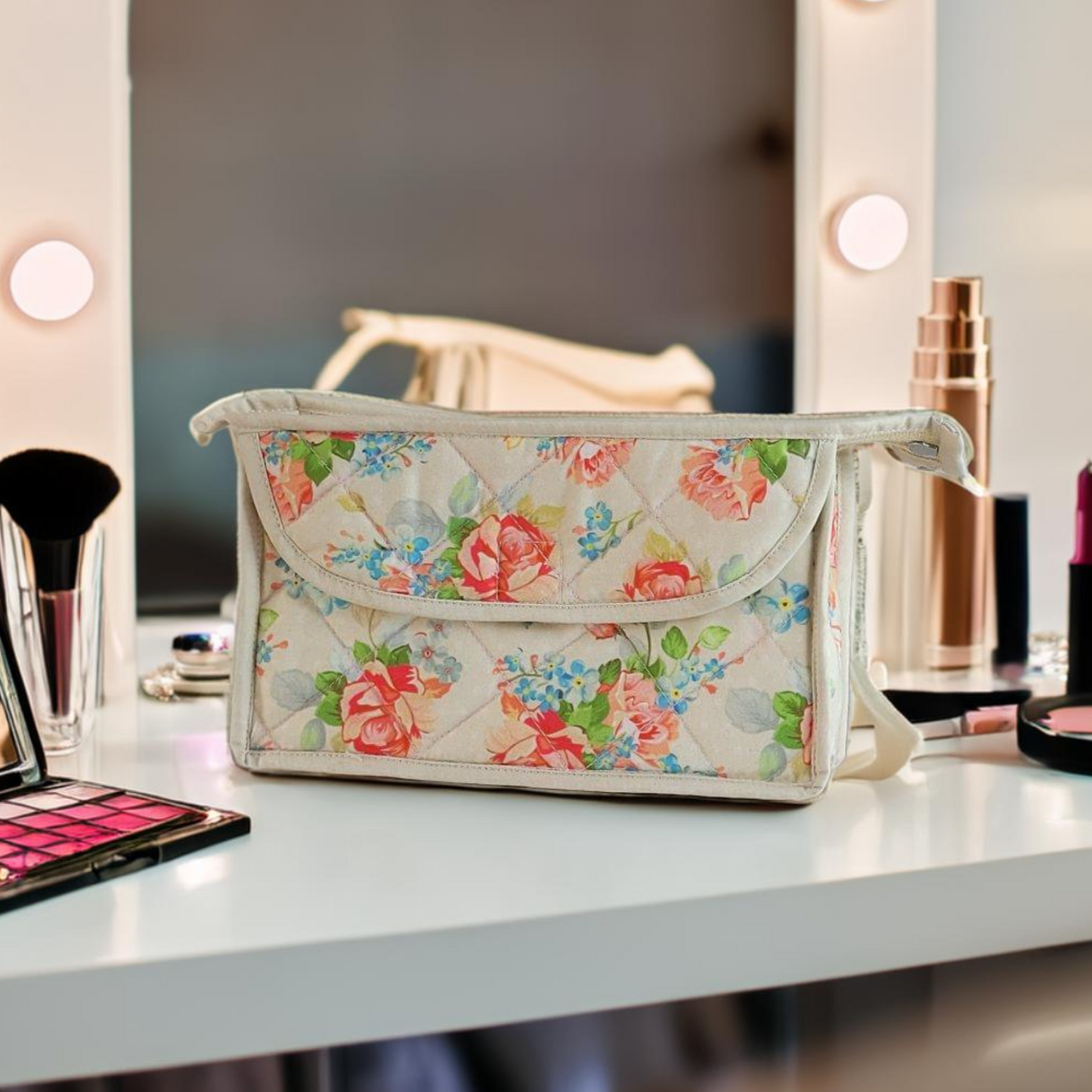 Cosmetic Case - Floral2