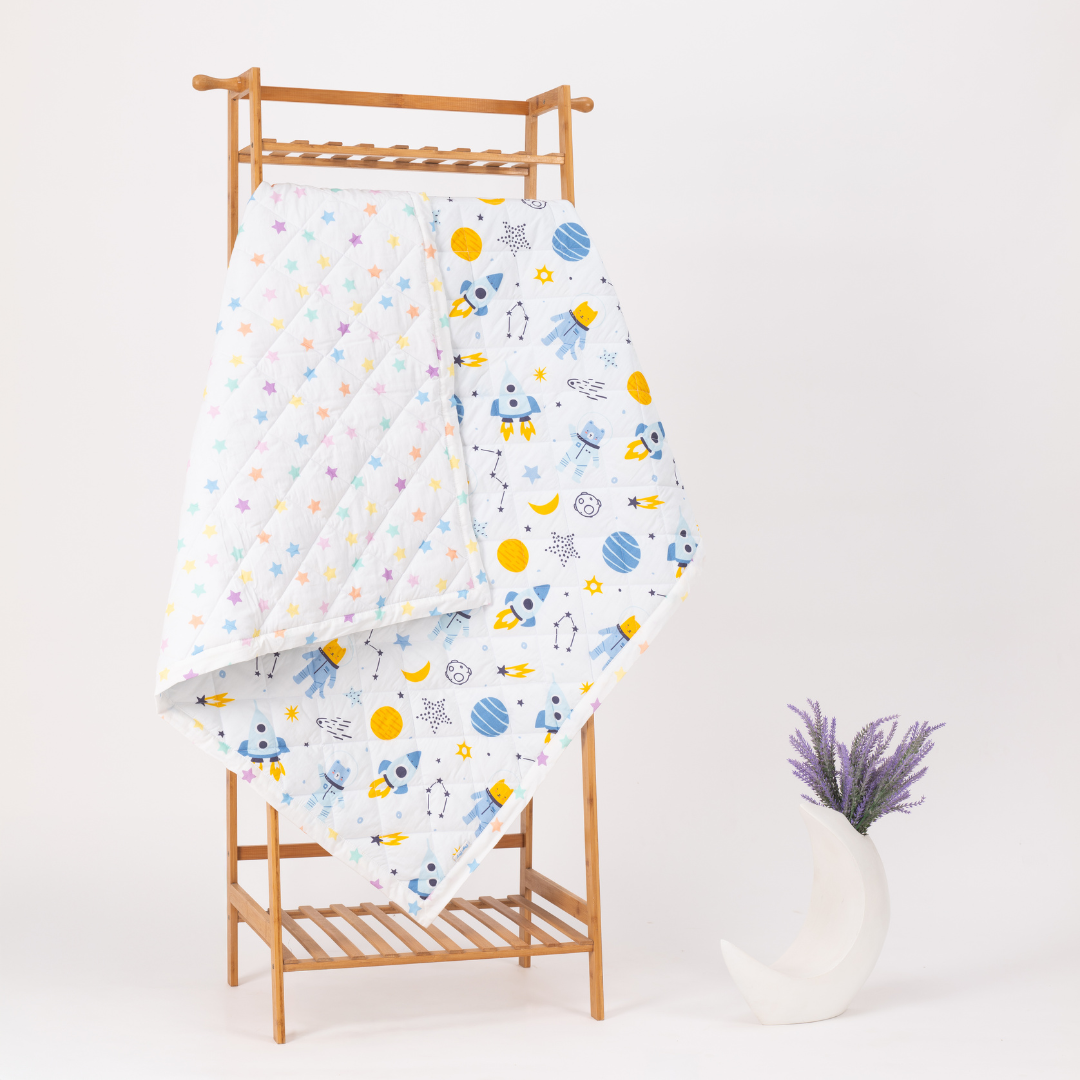 Complete Baby Bedding Set - Outer Space Print I Pack of 4