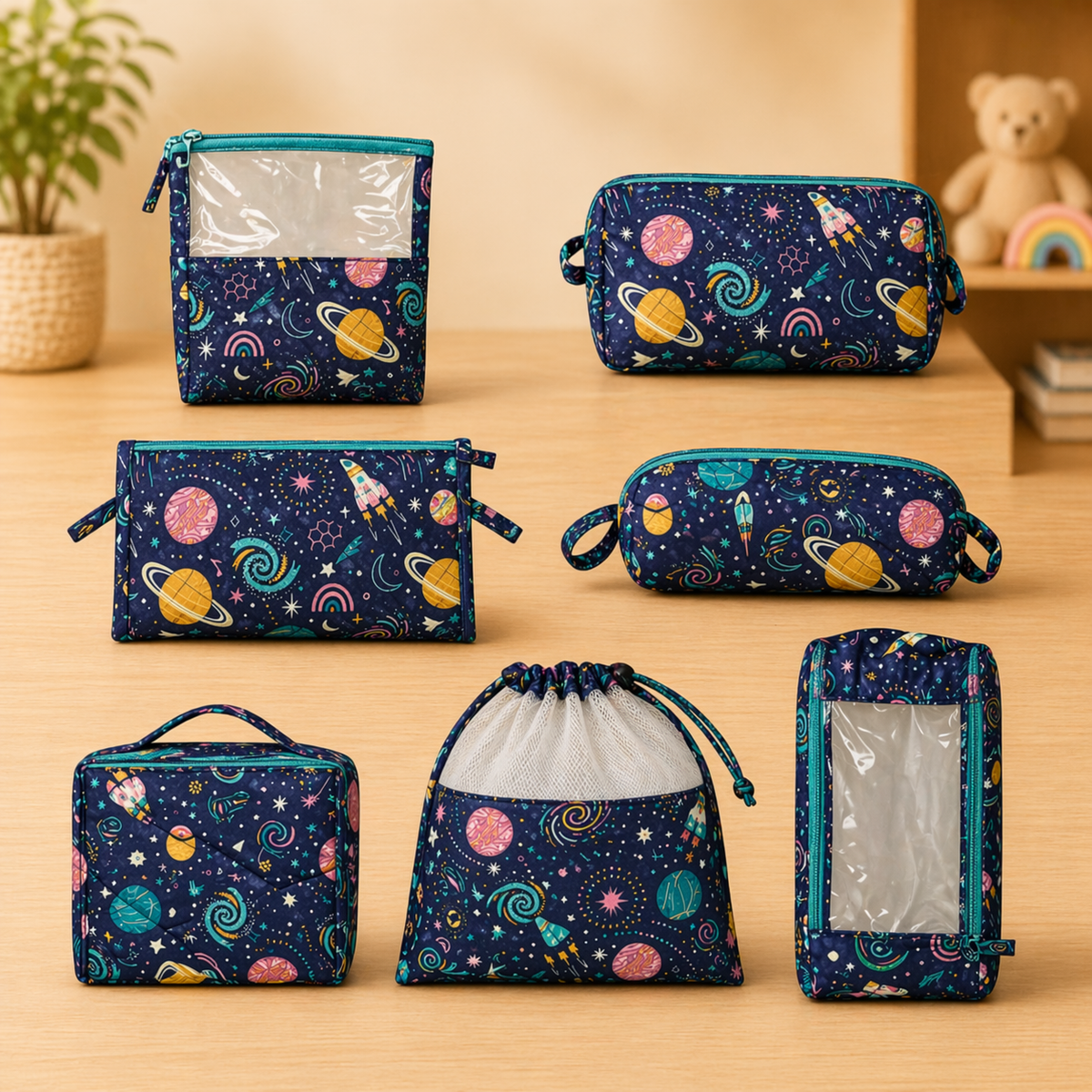 7 Piece Kids Organizer Combo Online - Perfect Travel Set
