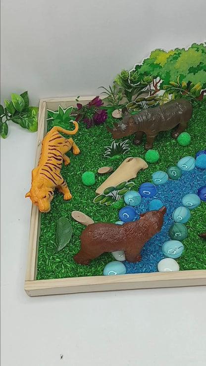 Jungle Animal Kingdom Sensory DIY Play Kit