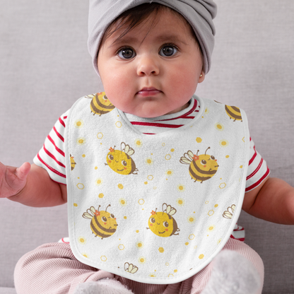 Muslin Bibs I Feeding Bibs (Set of 3) - Honeybee