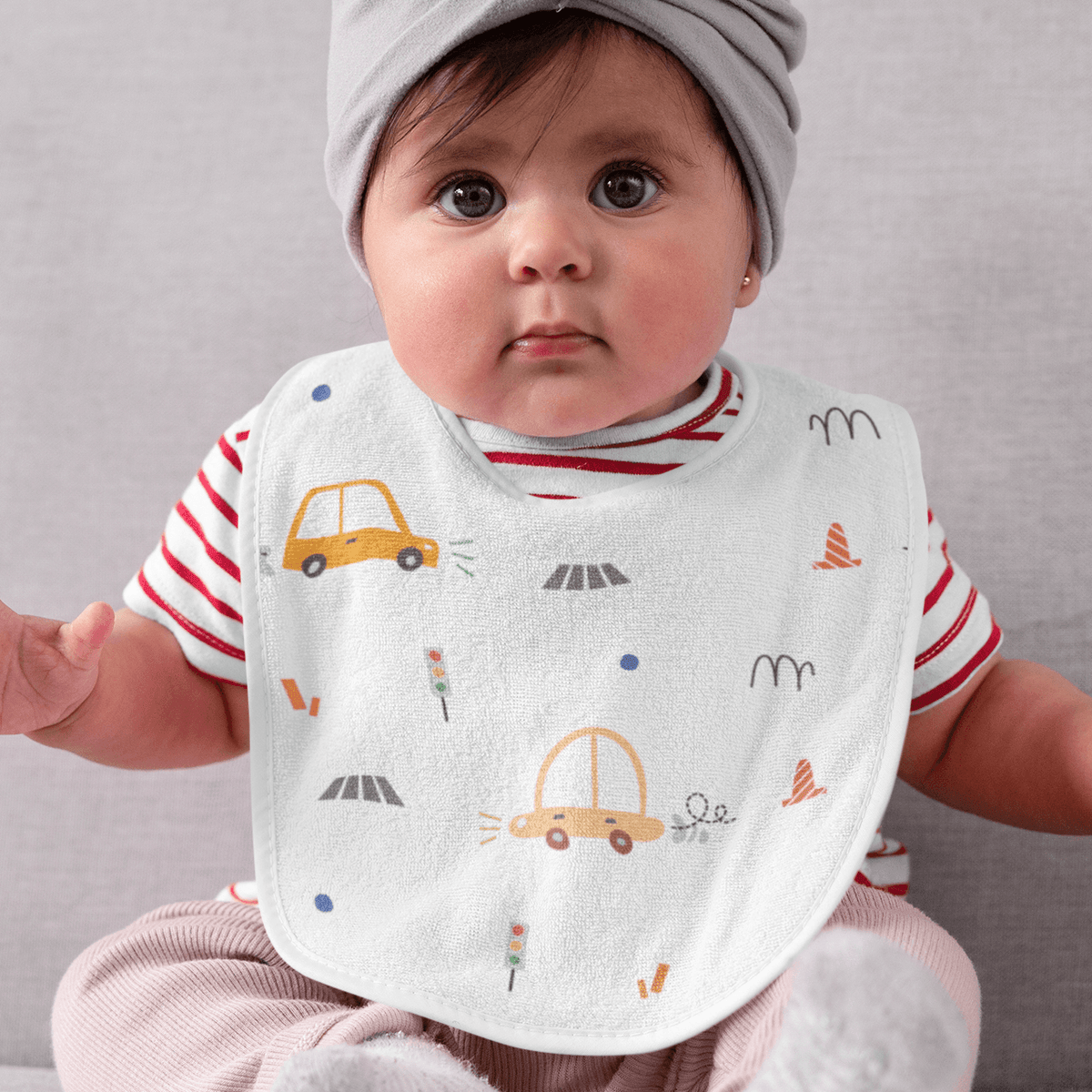 Muslin Bibs I Transport - Feeding Bibs (Set of 3)