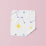 Cotton Muslin Wipes I Stars - Baby Wipes Set of 3