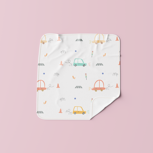 Cotton Muslin Baby Wipes (Set of 3) - Transport